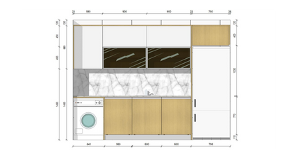 Diseños de planos de cocina online en 24/48h