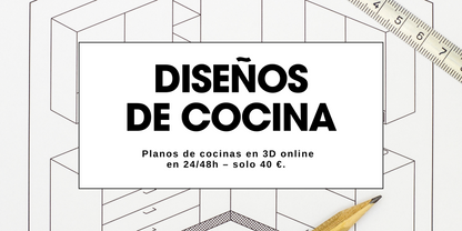 Diseños de planos de cocina online en 24/48h