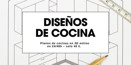 Diseños de planos de cocina online en 24/48h